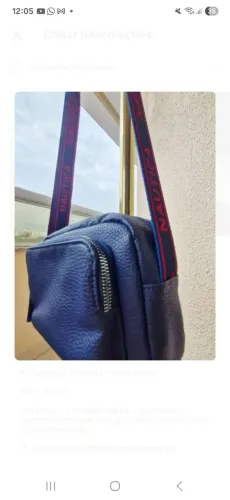 Bolsa Azul Marinha da Nautica Original