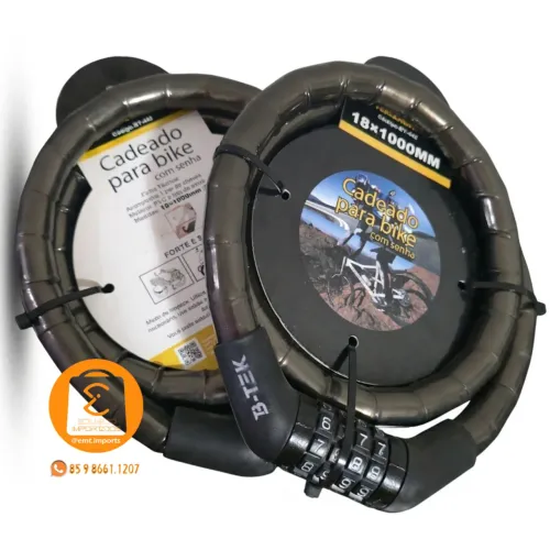 Cadeado, Tranca Resistente para Moto, Bike, Capacete