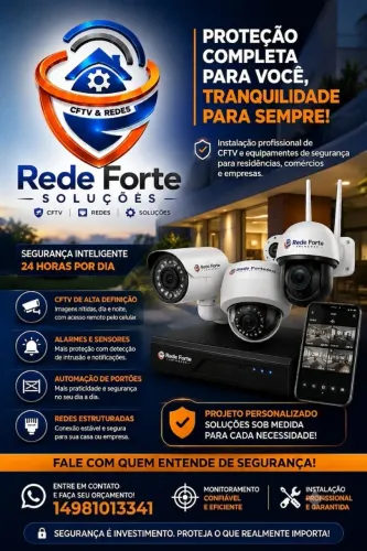 Instalação de sistema de segurança