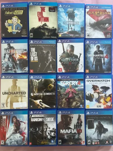 PlayStation 4 - Jogos a partir de 50 reais