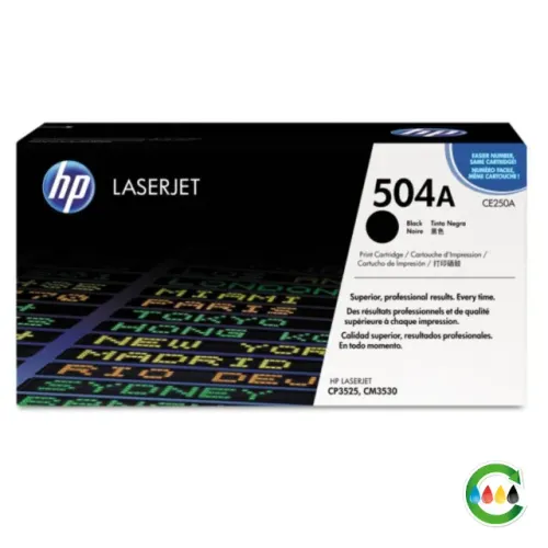Cartucho de toner para impressora HP, modelo CE250A