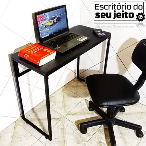 Mesa de Escritório Reforçada NOVA Escrivaninha Industrial Multiuso para Computador Noteboo