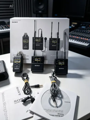 Sony UWP-D26 Microfone De Lapela Profissional (Completo e Pouquíssimo Uso)