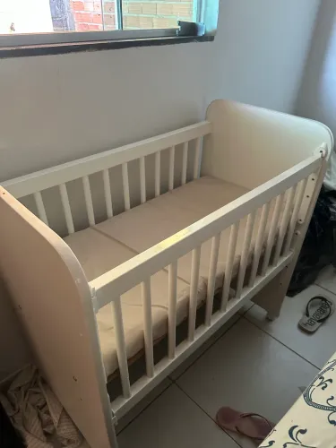 Mini berço com colchão