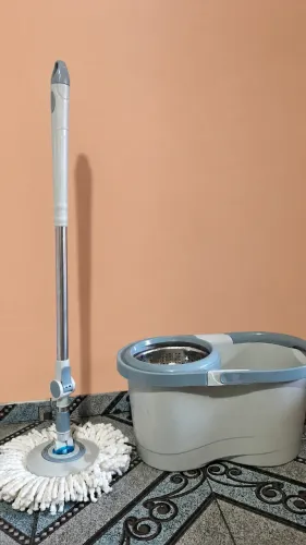 Mop Giratorio Electrolux 360° Balde Inox 6,5l + Refil Extra
