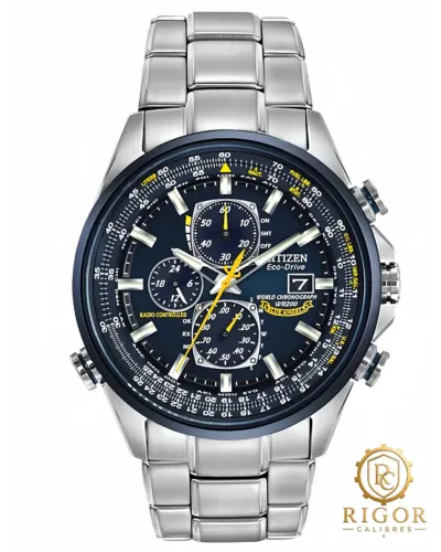 Relógio Citizen Promaster Blue Angels AT8020-54L: Eco-Drive, Rádio, 43mm, Calibre H800