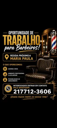 VAGA PARA BARBEIRO