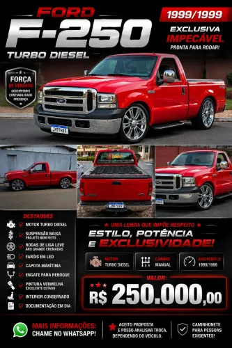 Ford F-250 XL 4.2 Turbo Diesel 1999
