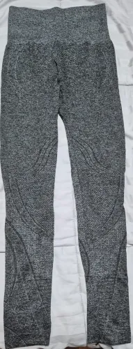 Calça Legging Push Up Sem Costura Yoga Academia Levanta Bumb - CINZA