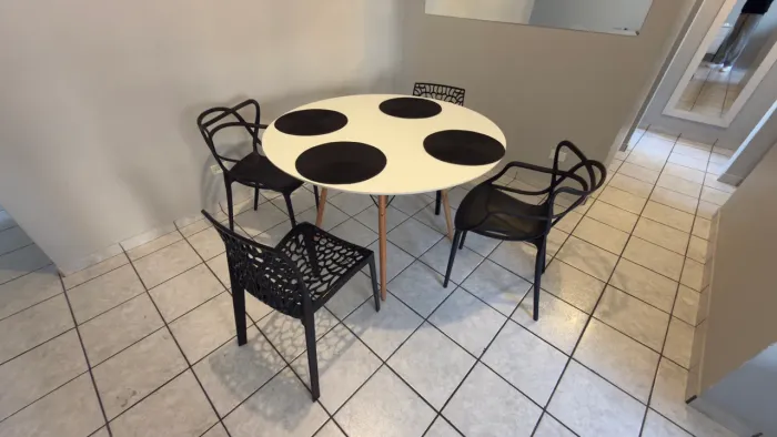 conjunto de jantar de 4 lugares 