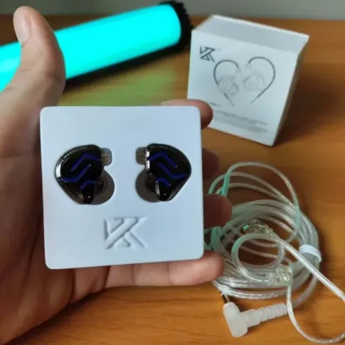 Fone KZ-ZSN PRO 2 sem microfone retorno de palco para baterista e músicos