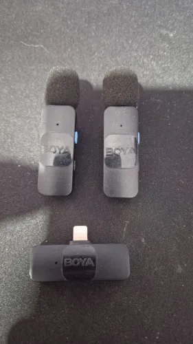 Microfone Lapela Sem Fio Boya