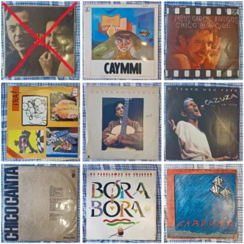 Discos de Vinil Nacionais LP (Chico Caetano Caymmi Elis Paralamas Ira Tom Raul Belchior)