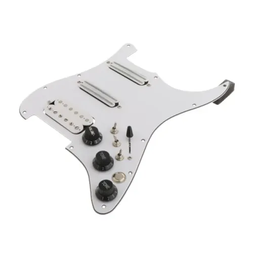 Escudo para Guitarra com Captador HHH Humbuckers Split Chave On Off - Modelo Strato Destro