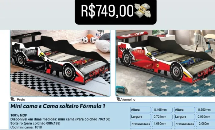 Cama. carro