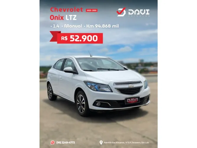 Chevrolet Onix Hatch LTZ 1.4 8V Flex Mec. 4P 2015