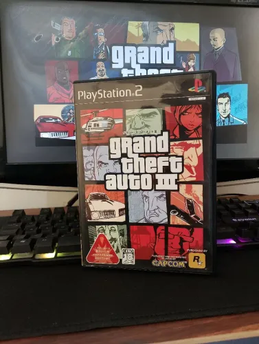 GTA 3 Playstation 2 PS2 Mídia Física Original Com Manual