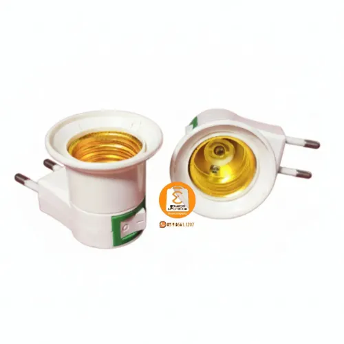 Adaptador de Tomada Soquete Bocal p/ Lâmpada com botão LIGA/DESLIGA