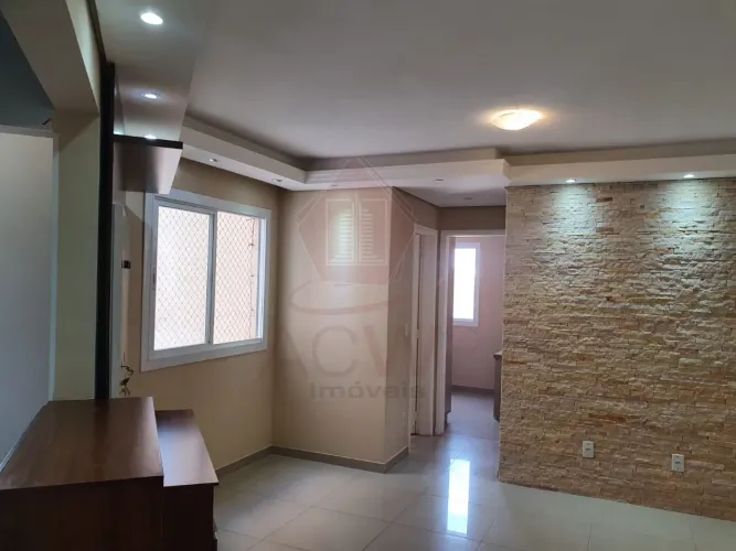 APTO SEMIMOBILIADO COM 2 QUARTOS E COZINHA TODO PLANEJADO, 1 VAGA NO CONDOMÍNIO ORQUÍDEAS