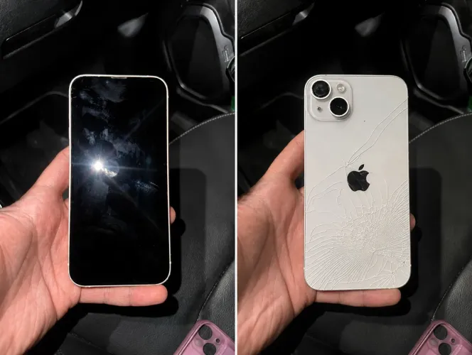 Iphone 14 plus starlight/branco 128 gb