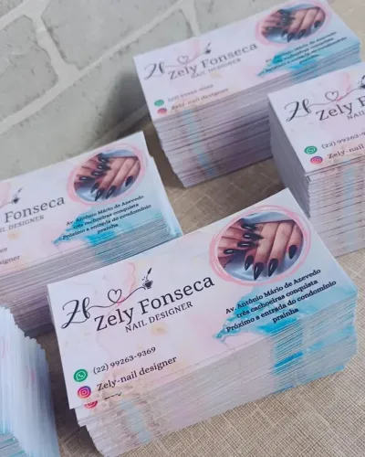 Cartão de visita personalizado Criaçao de arte e impressãoo