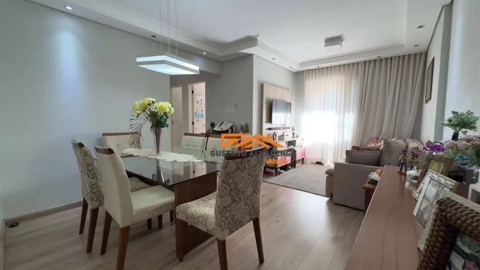 Apartamento com 3 dormitórios para alugar, 76 m² por R$ 4.460,00/mês - Mansões Santo Antôn