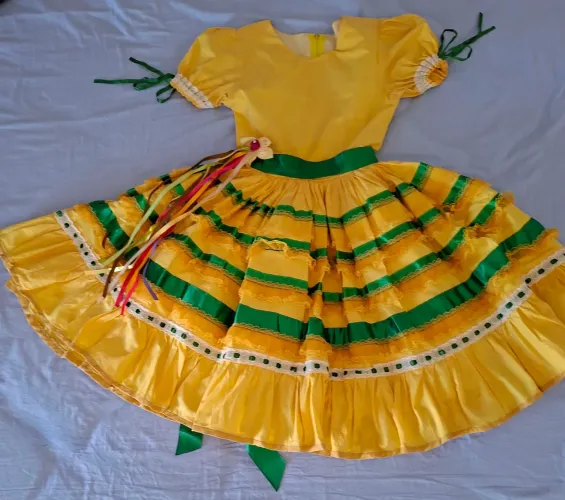 Vestido caipira,tema da copa !
