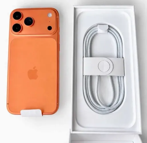 iPhone 17 Pro Max - Laranja - 256 Gb - Completo !