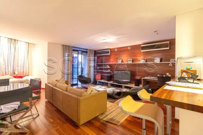 Flat no Staybridge de alto padrão no Itaim Bibi próximo ao Parque do Ibirapuera disponível