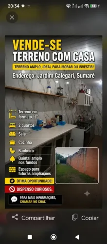 Casa com terreno