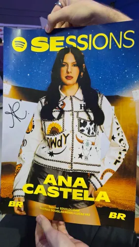 POSTER ANA CASTELA OFICIAL AUTOGRAFADO