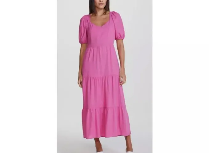 3 Vestidos Hering por 120,00 rosa bufante novo nunca usado