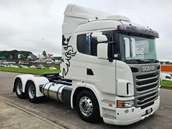 Scania G420 6x2 Ano 2011 Câmbio semi automático sem arla e S10 Puxava Tanque