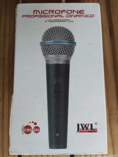 Microfone dinâmico JWL EMS 580