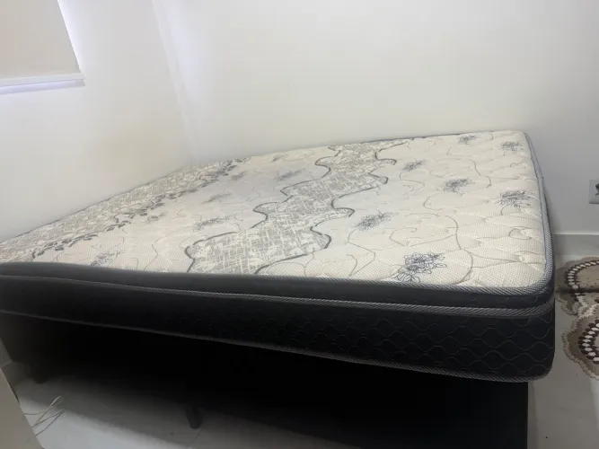 Cama Box Casal Gazin + Colchão | Ótimo Estado