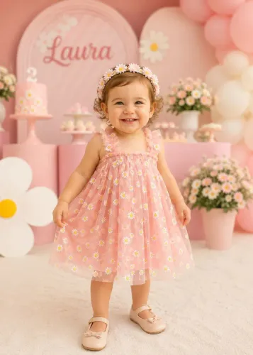 Vestido Margarida ? vestido de festa infantil