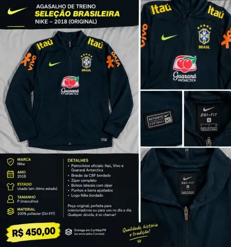 Casaco da celeção do Brasil 2018?