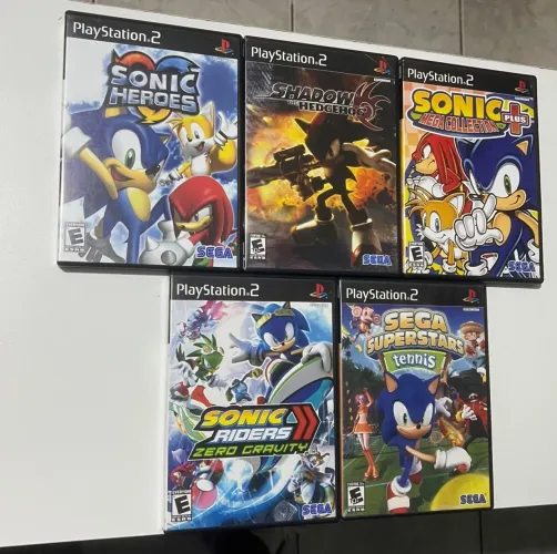 Coleção sonic ps2 Americana