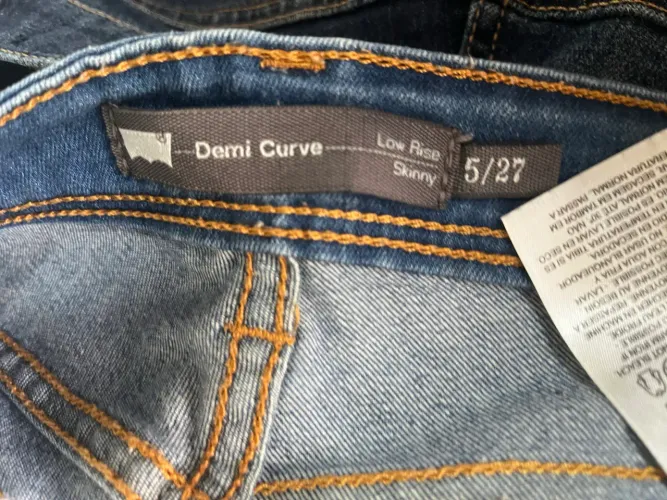 calca jeans feminina cintura baixa slim Levis