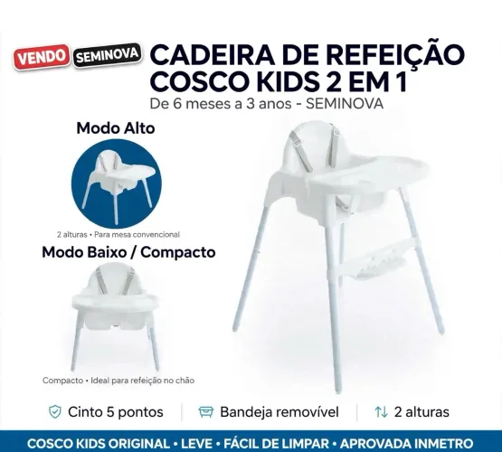 Cadeira de Refeição Cosco Kids