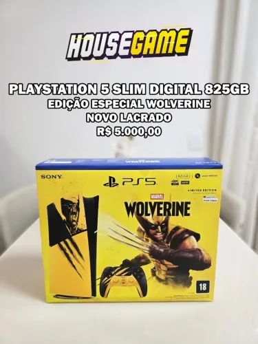 PLAYSTATION 5 EDIÇÃO ESPECIAL WOLVERINE