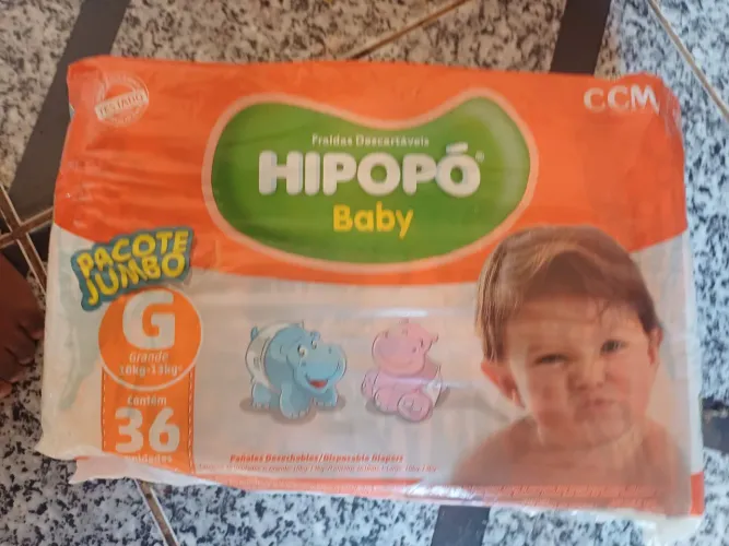 Vendo fralda hipopo G 36 unidade