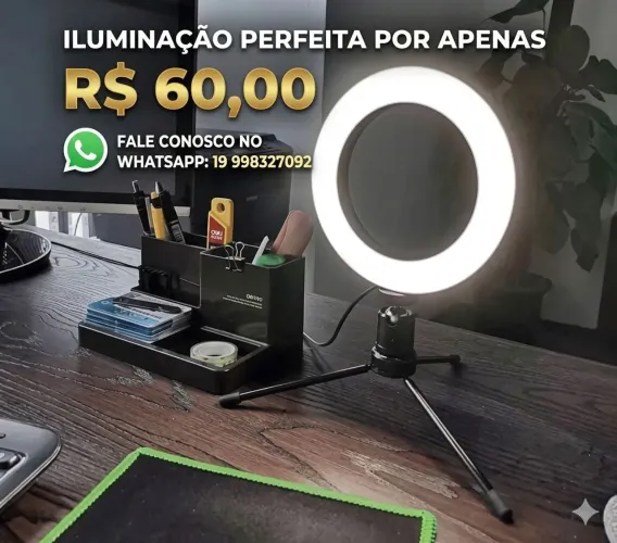 Ring light 6 polegadas