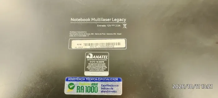Vendo notebook Multilaser 