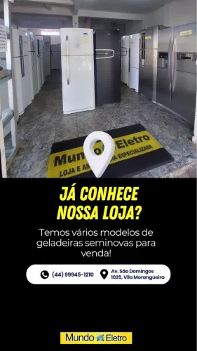 Temos mais de 20 geladeiras À VENDA EM MARINGÁ