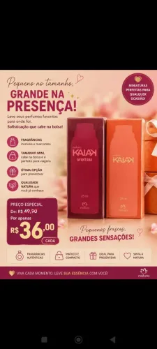 Vendo Natura com preços maravilhosos 