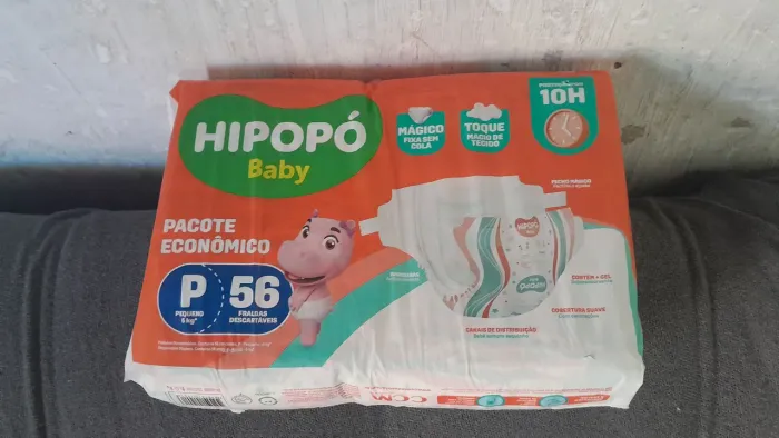 Fralda P Hipopó 56 fraldas(nunca aberta)
