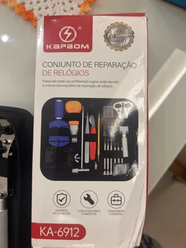 Kit Ferramentas Reparação Relógio Mesa 147 Pcs - Novo/Lacrado (Super Desconto)