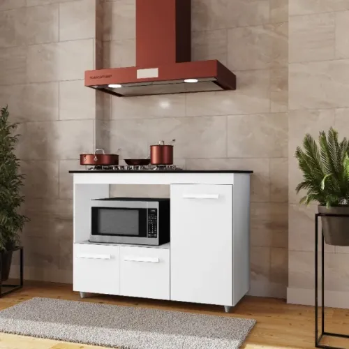Balcão para Cooktop de 4 ou 5 Bocas Ana