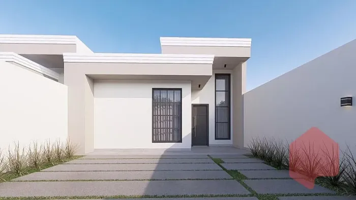 Casa em construção no Paraiso Tropical